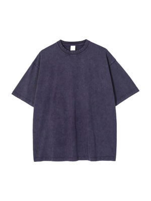 Washed T-Shirts (Dark Purple)