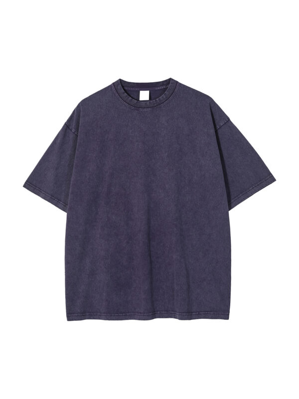 Washed T-Shirts (Dark Purple)